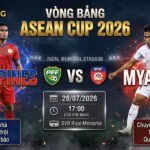 Nhận định trận đấu Philippines vs Myanmar tại vòng bảng ASEAN Cup 2026 chi tiết cùng chuyên gia Gavang TV.