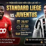 Nhận định và xem trực tiếp Standard Liege vs Juventus lúc 01:00 ngày 26/07 chất lượng cao trên Gavang TV.